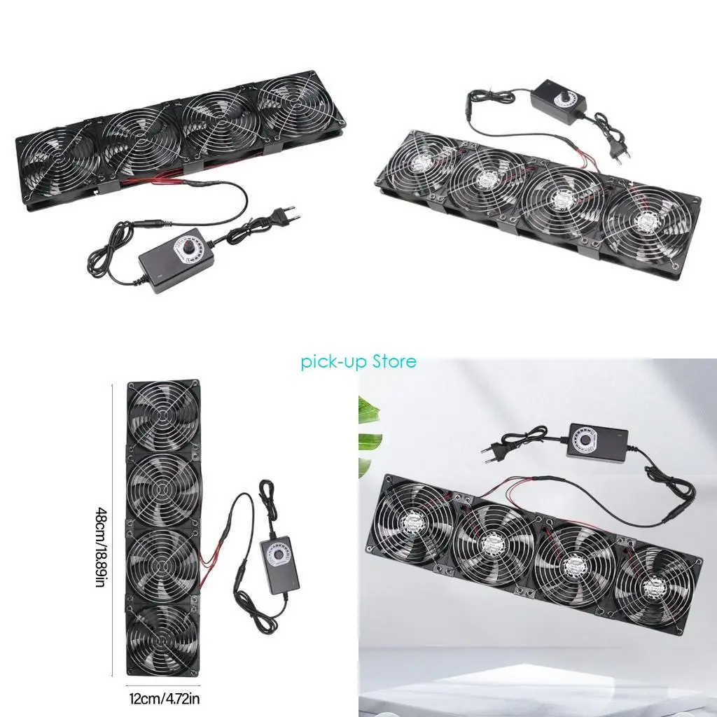 Q5WA 2750rpm Upgraded Fan Cooling with Controller 120mm Grow Tent Plant Chassis Workstation Cabinet Radiator Server Fan
Q5WA 2750rpm Upgraded Fan Cooling with Controller 120mm Grow Tent Plant Chassis Workstation Cabinet Radiator Server Fan