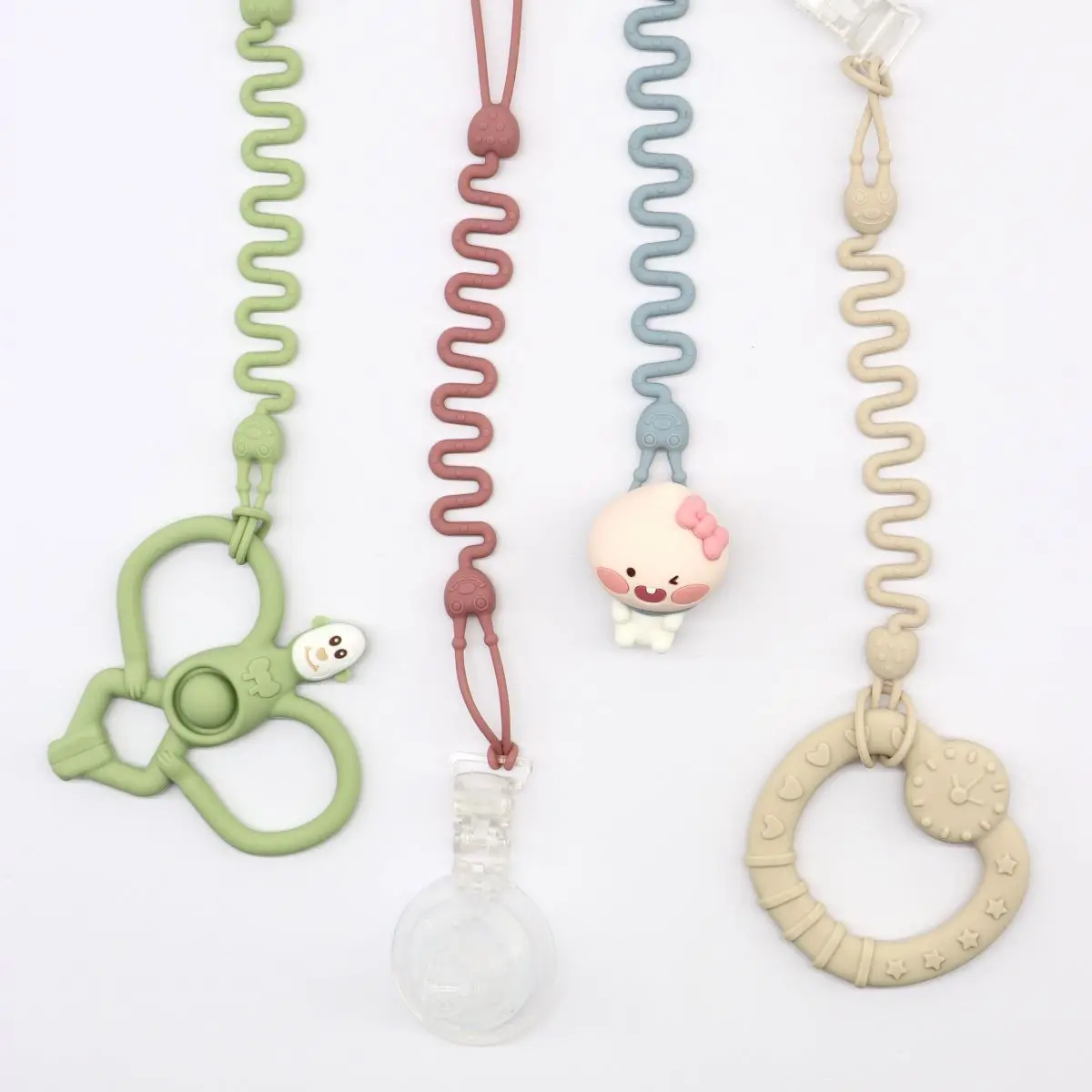 Soft Silicone Pacifiers Leashes Teether Holder Pacifier Chain Secure & Safe Pacifier Holder Baby Kids Feeding Tools Accessories
Soft Silicone Pacifiers Leashes Teether Holder Pacifier Chain Secure & Safe Pacifier Holder Baby Kids Feeding Tools Accessories