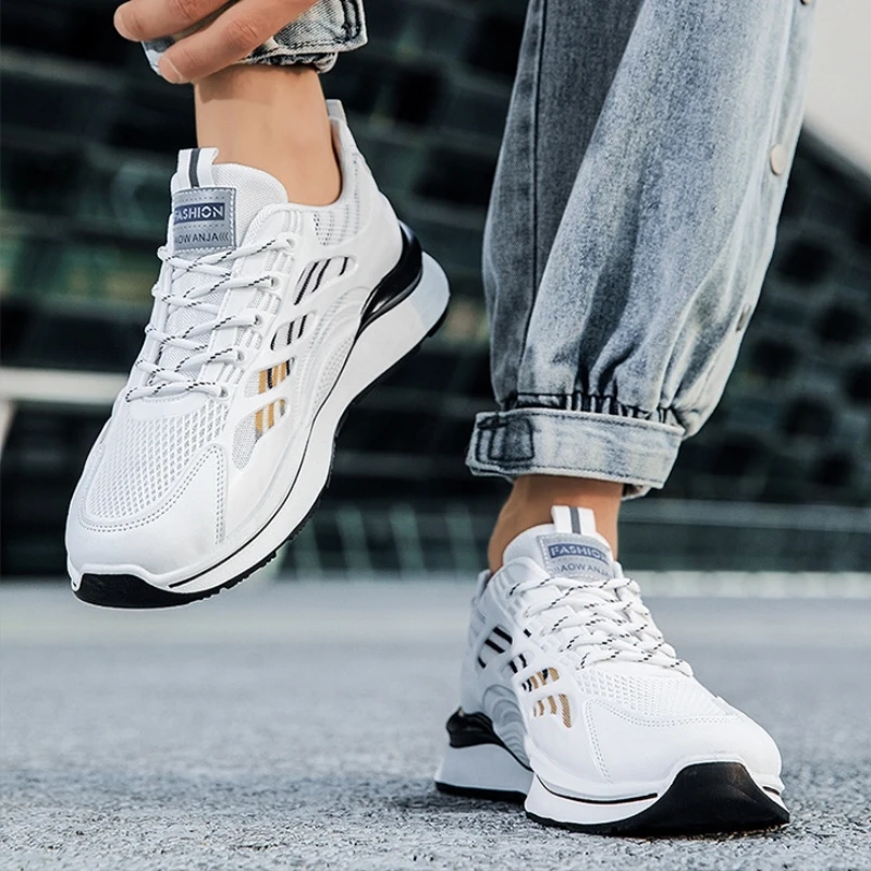 Spring 2024 Men's Basketball Sports Shoes Casual Running Breathable Mesh Upper Dad Shoes Trendy Sneakers round Toe Rubber Sole
Spring 2024 Men's Basketball Sports Shoes Casual Running Breathable Mesh Upper Dad Shoes Trendy Sneakers round Toe Rubber Sole