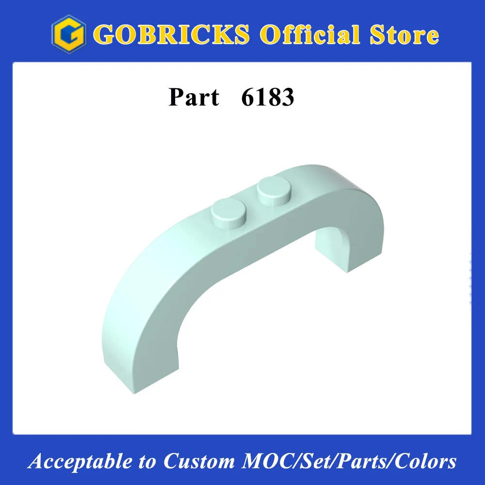 Gobricks 1 шт. 6183 Кирпичные арочные кирпичи 1 x 6 x 2 детали Изогнутый верх Запасные части Индивидуальные детали Универсальные строительные блоки
Gobricks 1 шт. 6183 Кирпичные арочные кирпичи 1 x 6 x 2 детали Изогнутый верх Запасные части Индивидуальные детали Универсальные строительные блоки