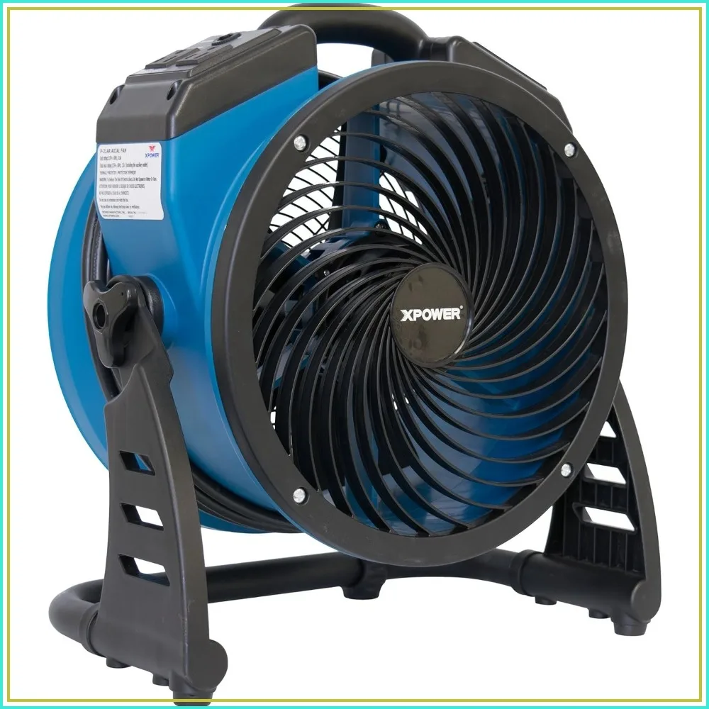 11" High Velocity Axial Air Mover 1100 CFM, 0.6 Amps, 4-Speed Floor Fan Utility Blower
11" High Velocity Axial Air Mover 1100 CFM, 0.6 Amps, 4-Speed Floor Fan Utility Blower