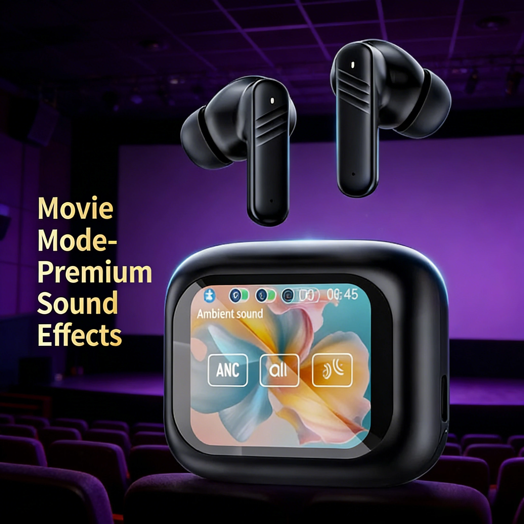 Professional NEW ANC Earbuds AI Translator 100 Languages Touch Color Screen 40H Playtime Noise Cancelling for Music Game Movie
Professional NEW ANC Earbuds AI Translator 100 Languages Touch Color Screen 40H Playtime Noise Cancelling for Music Game Movie