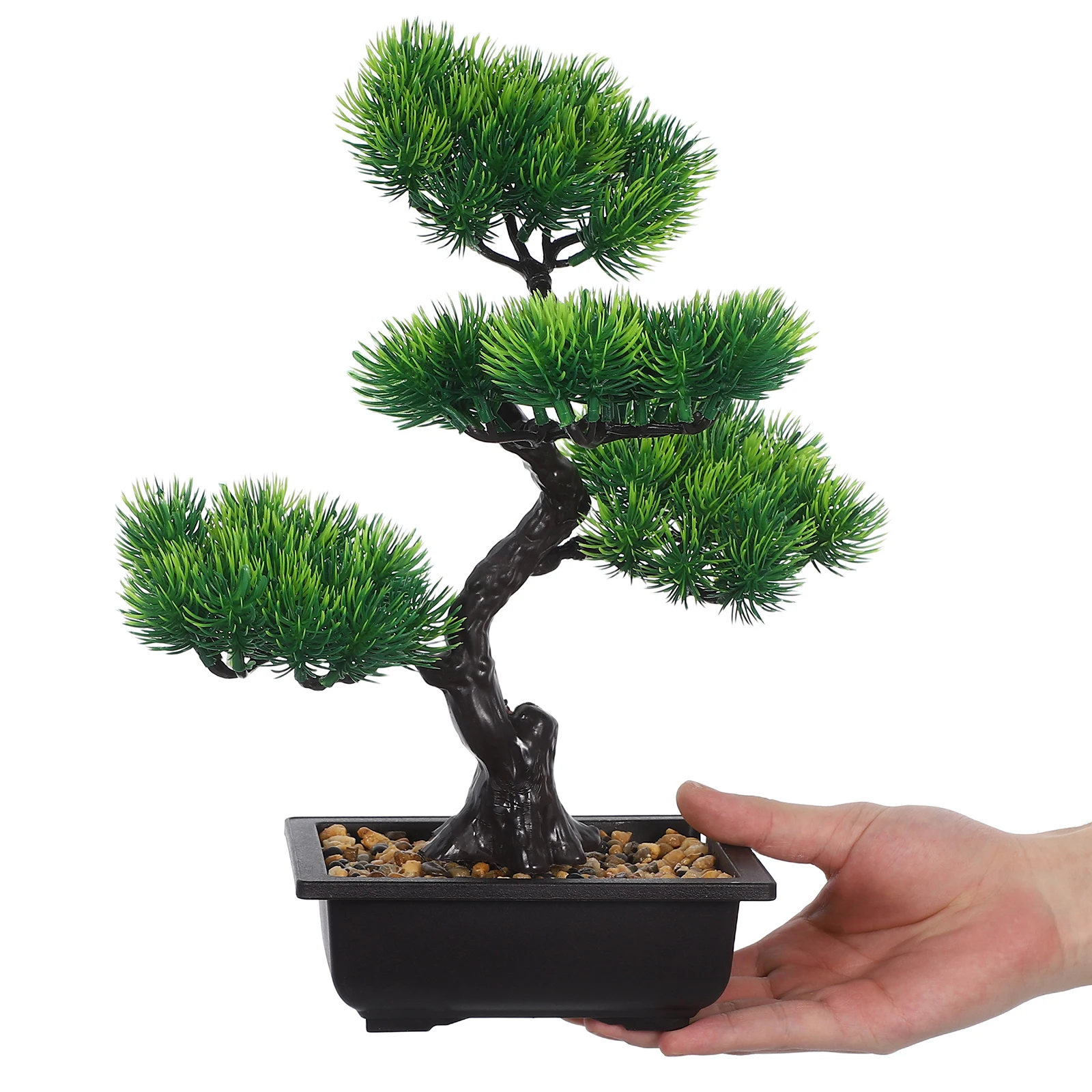 Artificial Bonsai Pine Tree Stems Realistic Fake Plants Branches for Vase Desk Indoor Decoration Plastic Green Foliage Low
Artificial Bonsai Pine Tree Stems Realistic Fake Plants Branches for Vase Desk Indoor Decoration Plastic Green Foliage Low