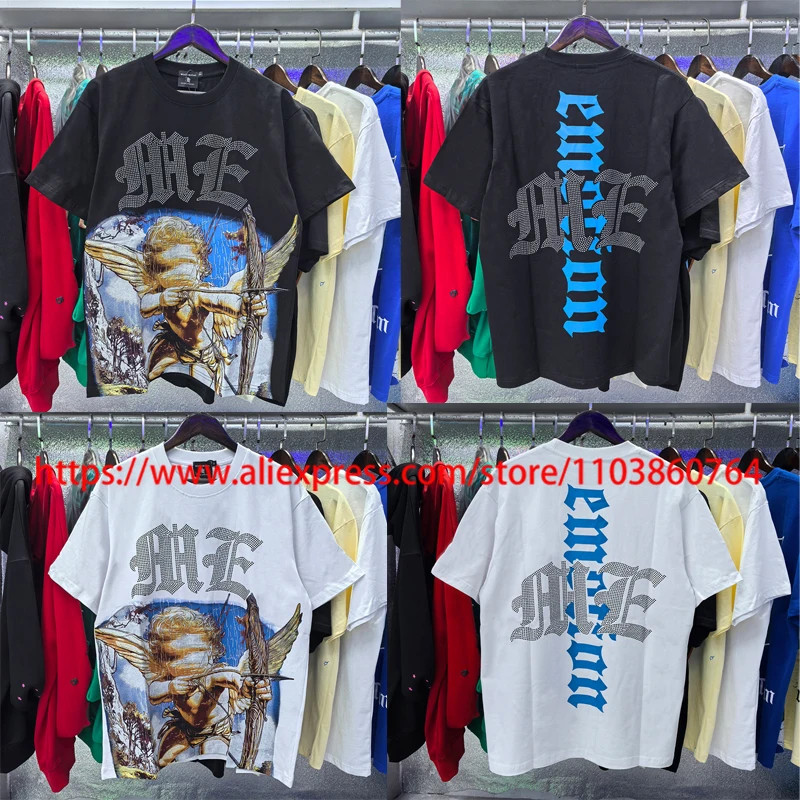 Casual Summer MIXED EMOTION Short Sleeve Tee Fashionable Hot Diamond High-quality Street Hip-hop Style Emotion T-shirt
Casual Summer MIXED EMOTION Short Sleeve Tee Fashionable Hot Diamond High-quality Street Hip-hop Style Emotion T-shirt