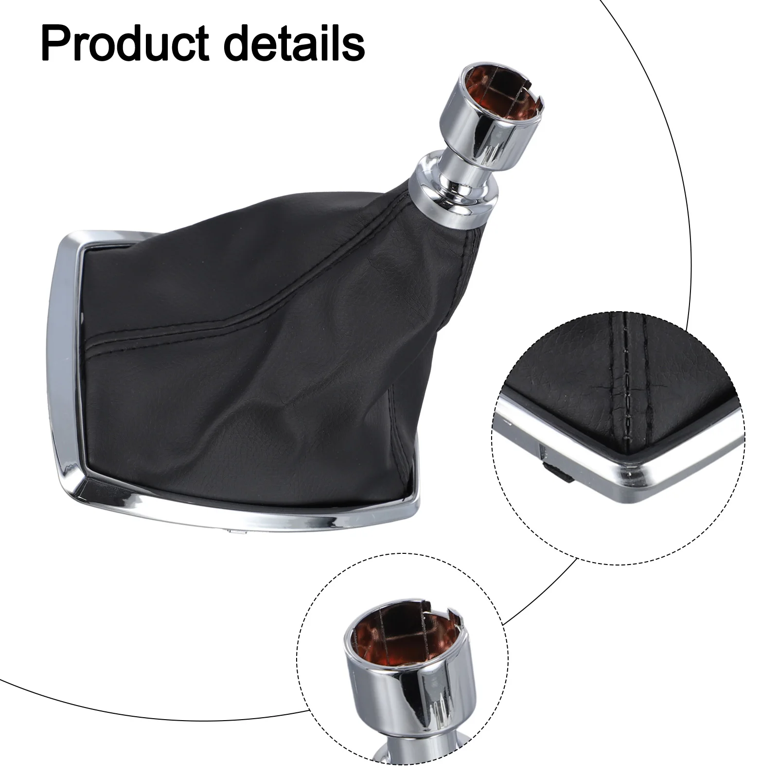 Shift Knob Cover Material Leather Gearshift Boot Lever Wear-resistant Dustproof Easy To Use Leather Quick To Install
Shift Knob Cover Material Leather Gearshift Boot Lever Wear-resistant Dustproof Easy To Use Leather Quick To Install