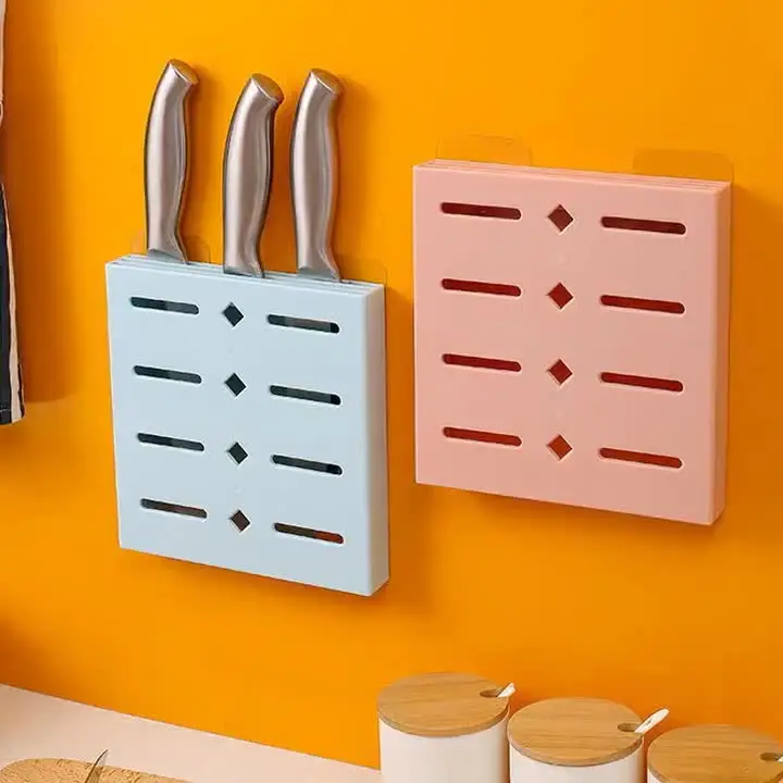No punch knife rack kitchen supplies storage rack invisible knife socket home wall mounted shelf
No punch knife rack kitchen supplies storage rack invisible knife socket home wall mounted shelf