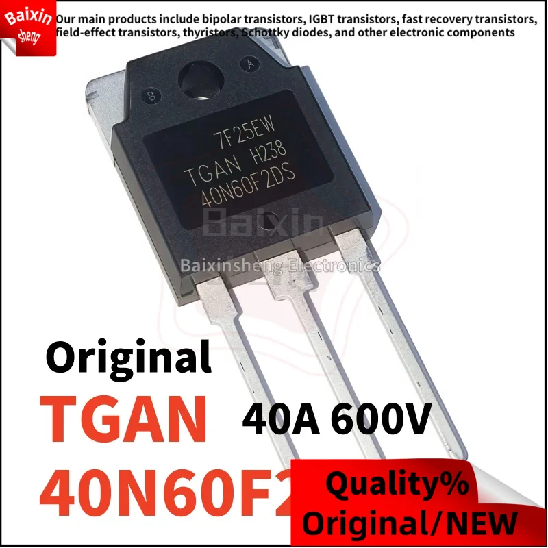 10PCS NEW Original TGAN 40N60F2DS TO-3P 40A600V TGAN40N60F2DS 40N60 Welding machine IGBT single tube
10PCS NEW Original TGAN 40N60F2DS TO-3P 40A600V TGAN40N60F2DS 40N60 Welding machine IGBT single tube