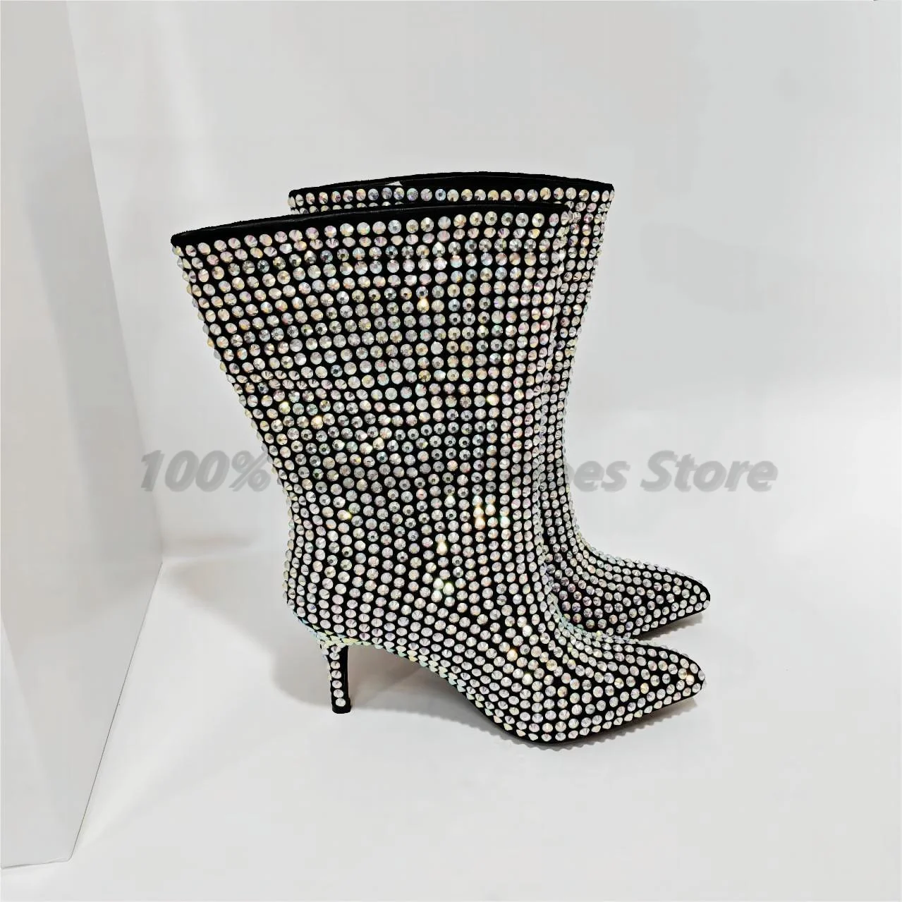 New European and American Fashion Show Full Diamond Colorful Hot Water Diamond Short Boots Fashionable Women's Walking Shoes
New European and American Fashion Show Full Diamond Colorful Hot Water Diamond Short Boots Fashionable Women's Walking Shoes