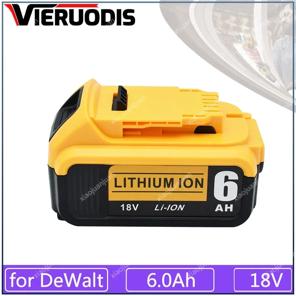 For DeWalt 18/20V 6000mAh Rechargeable Power Tools Battery with LED Li-ion Replacement DCB205 DCB204-2 DCB206
For DeWalt 18/20V 6000mAh Rechargeable Power Tools Battery with LED Li-ion Replacement DCB205 DCB204-2 DCB206