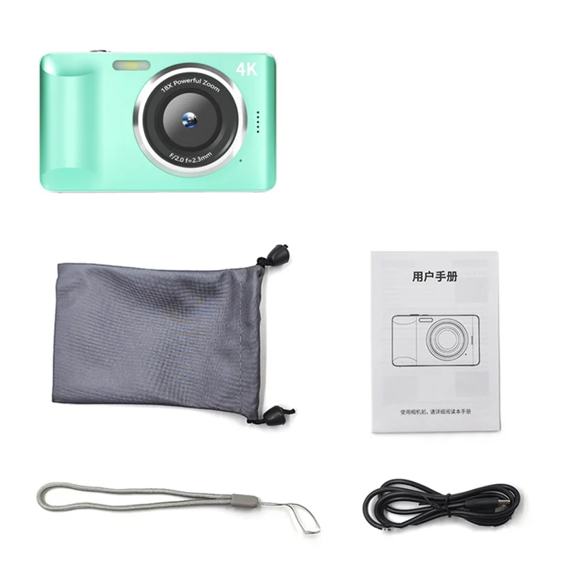 B92B-4K Digital Camera For Photography And 18X Digital Zoom Camera 64MP Compact Vlogging Camera 2.8Inch 180° Flip Screen
B92B-4K Digital Camera For Photography And 18X Digital Zoom Camera 64MP Compact Vlogging Camera 2.8Inch 180° Flip Screen