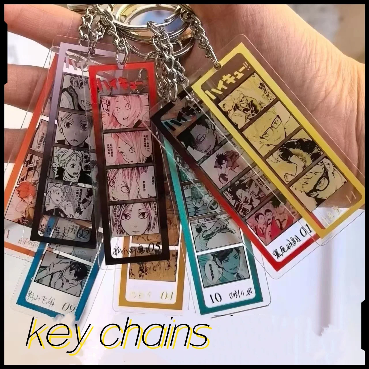Volleyball Youth Surrounding Four Grid Acrylic Cute Keychain Bag Decoration Fan Goods Key Chains Anime Wholesale
Volleyball Youth Surrounding Four Grid Acrylic Cute Keychain Bag Decoration Fan Goods Key Chains Anime Wholesale