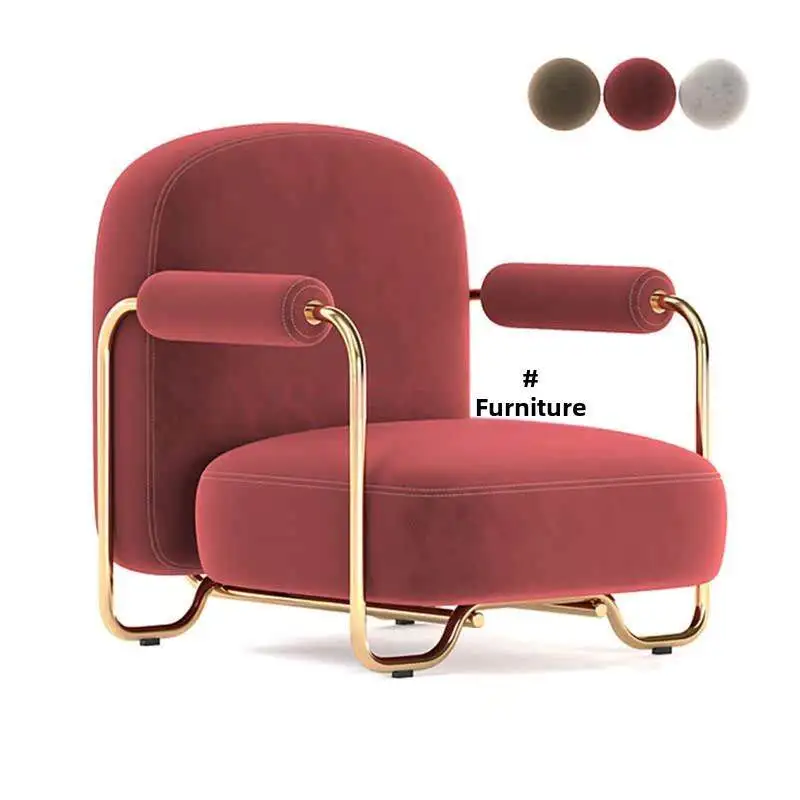 PYJ Italian light luxury minimalist metal fashion studio club nail salon metal sofa chair
PYJ Italian light luxury minimalist metal fashion studio club nail salon metal sofa chair