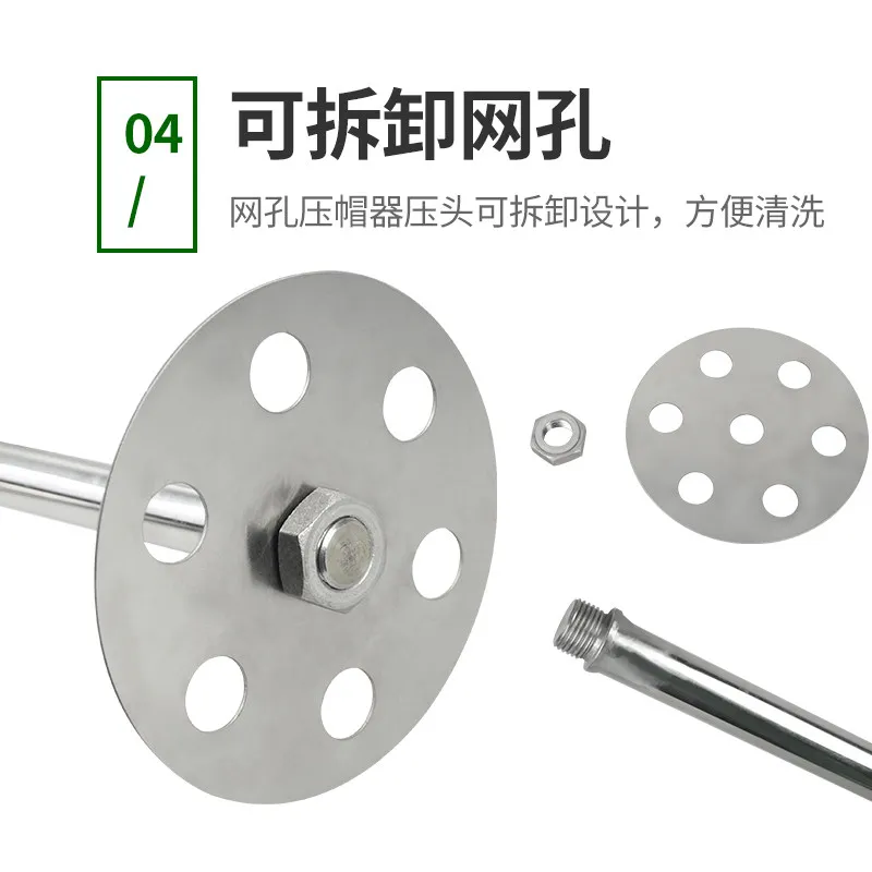 304 stainless steel fermentation tank, wine barrel with a cap press to press the skin and stir the sauce
304 stainless steel fermentation tank, wine barrel with a cap press to press the skin and stir the sauce