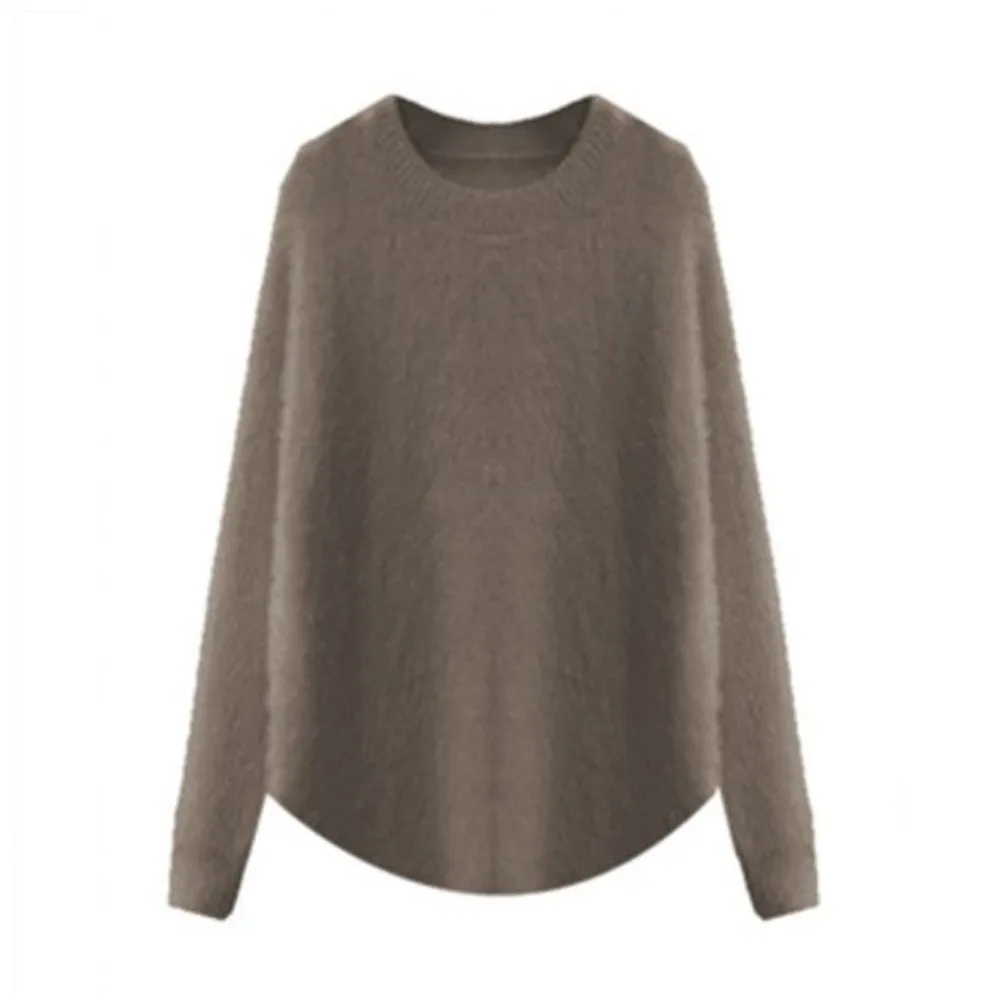 Fashion Irregular Long Sleeved Knitwear Loose Bottoming Shirt Sweater Top Autumn Winter Pullover Knitted Top for Women Female
Fashion Irregular Long Sleeved Knitwear Loose Bottoming Shirt Sweater Top Autumn Winter Pullover Knitted Top for Women Female