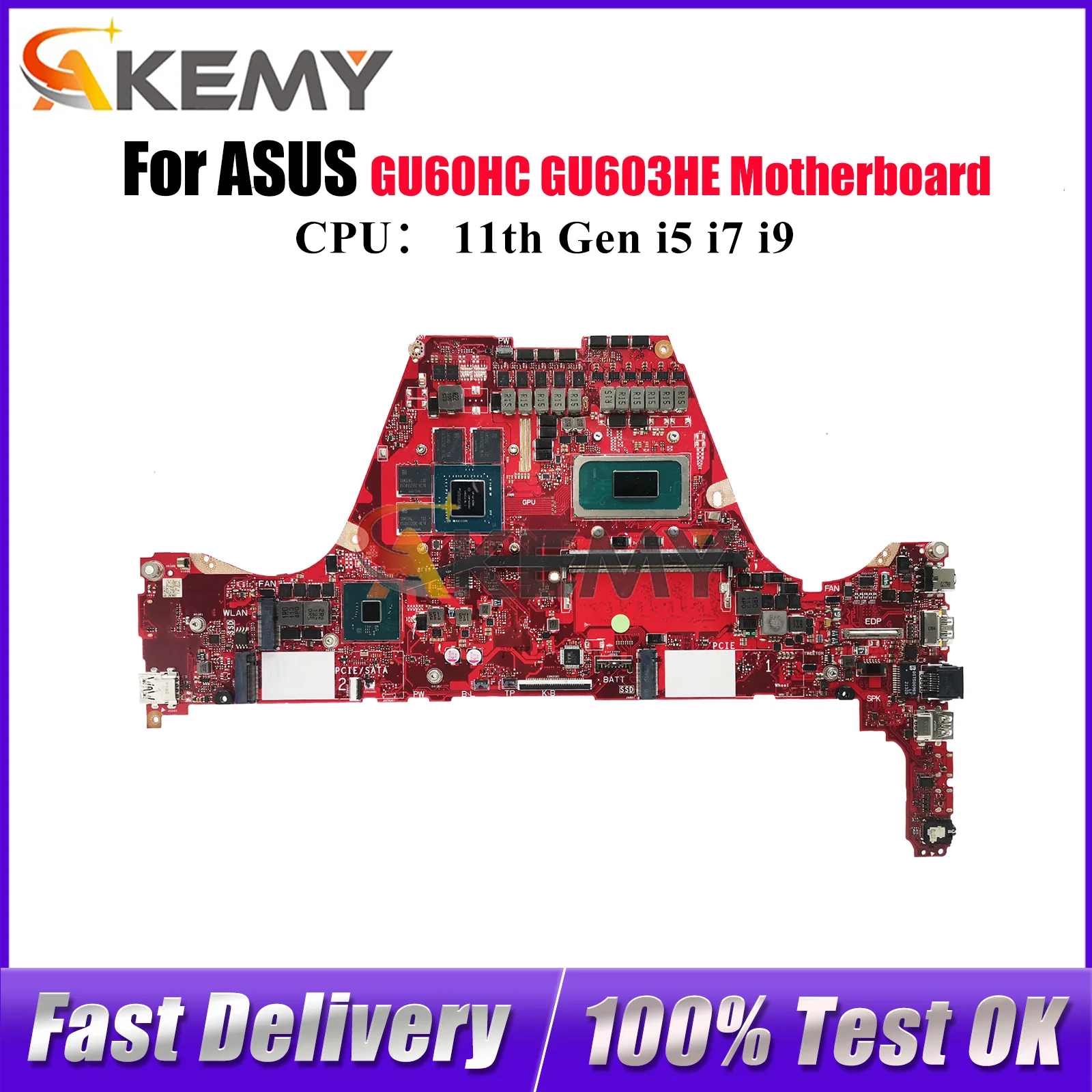 Материнская плата GU603HE для ноутбука ASUS ROG Zephyrus M16 GU60HC GU603HE GU603 с 11-го поколения i5 i7 i9 100% тест, ОК, быстрая доставка
Материнская плата GU603HE для ноутбука ASUS ROG Zephyrus M16 GU60HC GU603HE GU603 с 11-го поколения i5 i7 i9 100% тест, ОК, быстрая доставка
