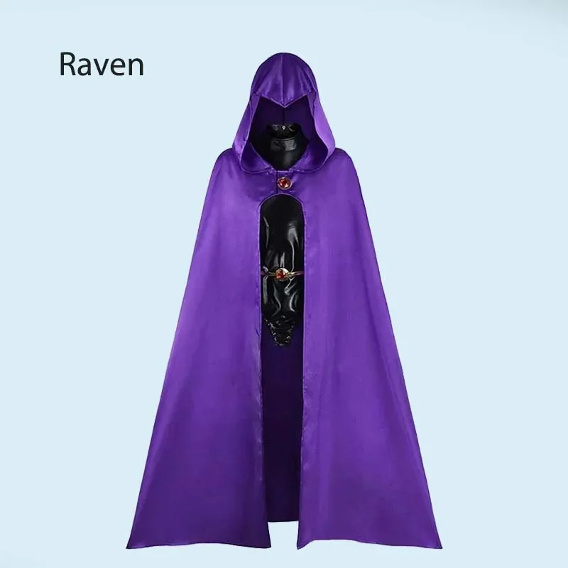 Teen Titans Raven Cosplay Costume With Cap Deluxe Jumpsuit Cloak Belt Suit Halloween Uniform for Women Girls
Teen Titans Raven Cosplay Costume With Cap Deluxe Jumpsuit Cloak Belt Suit Halloween Uniform for Women Girls