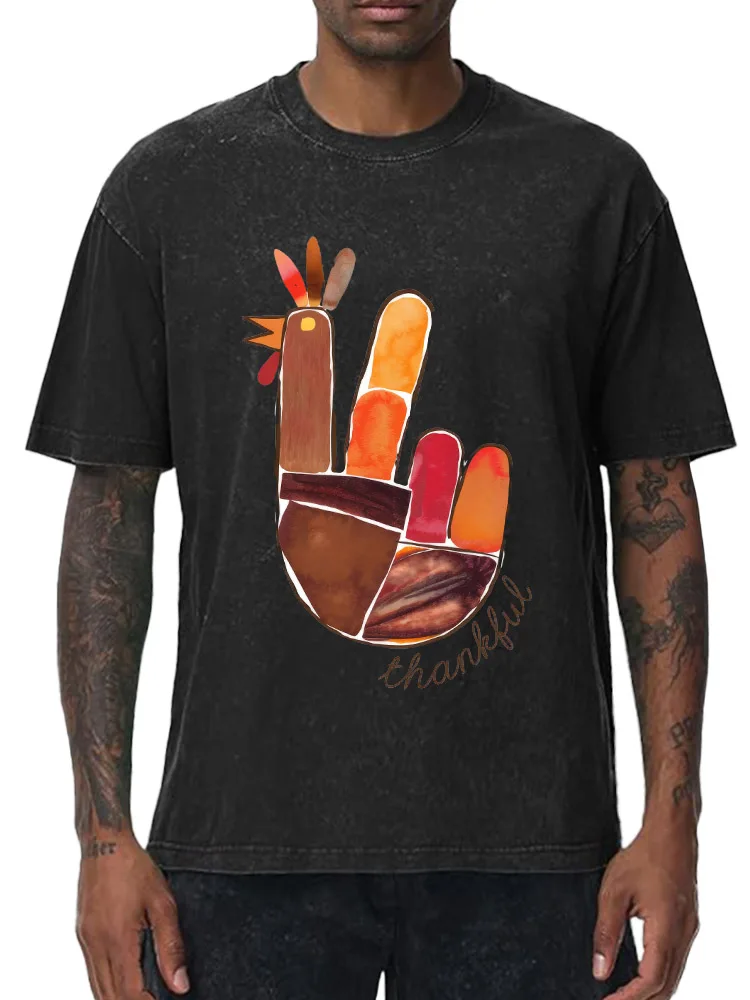 Благодарная мужская футболка большого размера из плотного хлопка, 230 г, повседневная футболка в стиле ретро с рисунком на День Благодарения
Благодарная мужская футболка большого размера из плотного хлопка, 230 г, повседневная футболка в стиле ретро с рисунком на День Благодарения