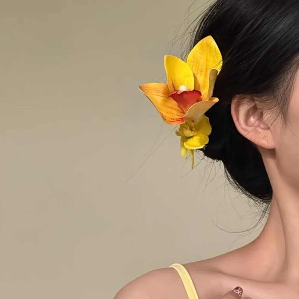 Purple Elegant Magnolia Shark Clip Sweet Waterproof Yulan Flower Hair Claw French Style Fabric Women Hair Accessories Beach
Purple Elegant Magnolia Shark Clip Sweet Waterproof Yulan Flower Hair Claw French Style Fabric Women Hair Accessories Beach