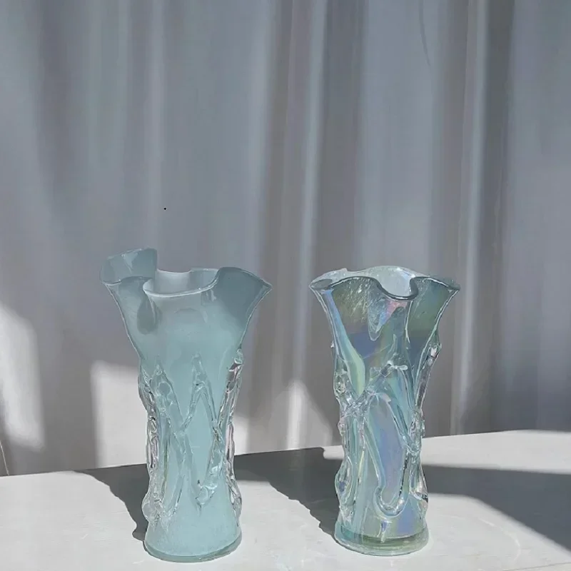 Simple blue lace vases, handmade cabbage vases, home decor, living room tabletop decorations, bedroom decorations
Simple blue lace vases, handmade cabbage vases, home decor, living room tabletop decorations, bedroom decorations