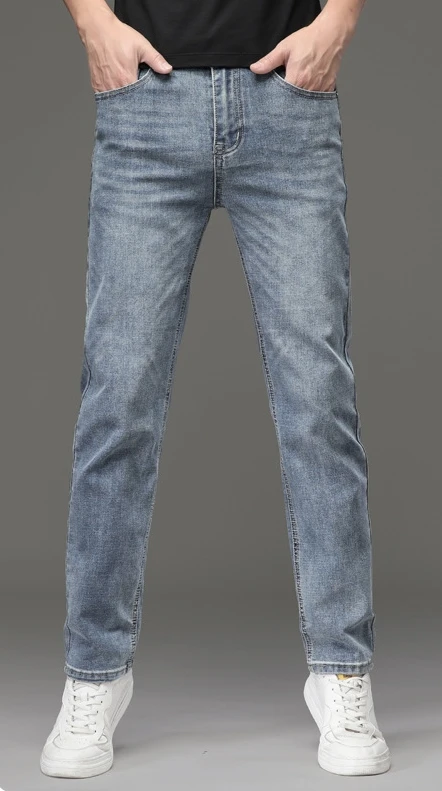 2025 New Men's Fashionable Denim Jeans Spring and Autumn Trend Retro Leisure Men's Slim Straight Elastic Leisure Business Long
2025 New Men's Fashionable Denim Jeans Spring and Autumn Trend Retro Leisure Men's Slim Straight Elastic Leisure Business Long