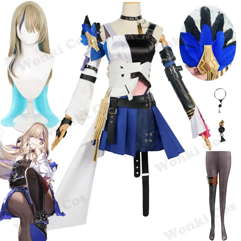 Serval Cosplay Costume Wig Star Rail Cosplay Women Full Set Outfits for Party Clothes
Serval Cosplay Costume Wig Star Rail Cosplay Women Full Set Outfits for Party Clothes