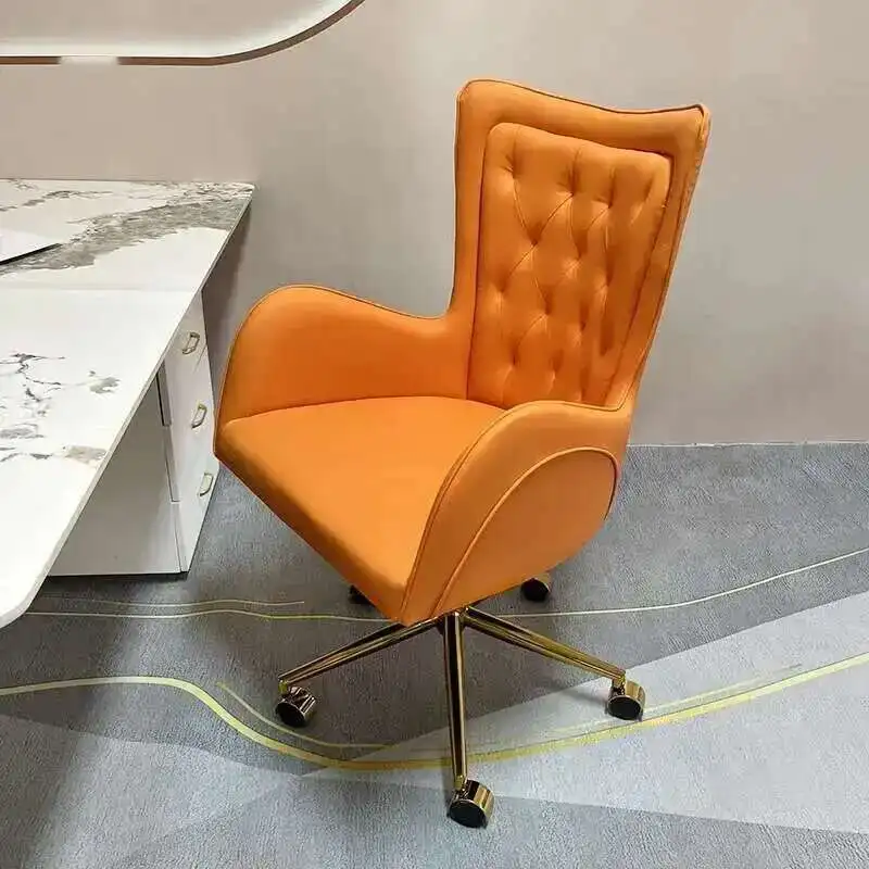 Nordic Lifting Office Chairs Swivel Computer Chairs Comfort Gaming Chair Leather Backrest Armchair Light Luxury Office Furniture
Nordic Lifting Office Chairs Swivel Computer Chairs Comfort Gaming Chair Leather Backrest Armchair Light Luxury Office Furniture
