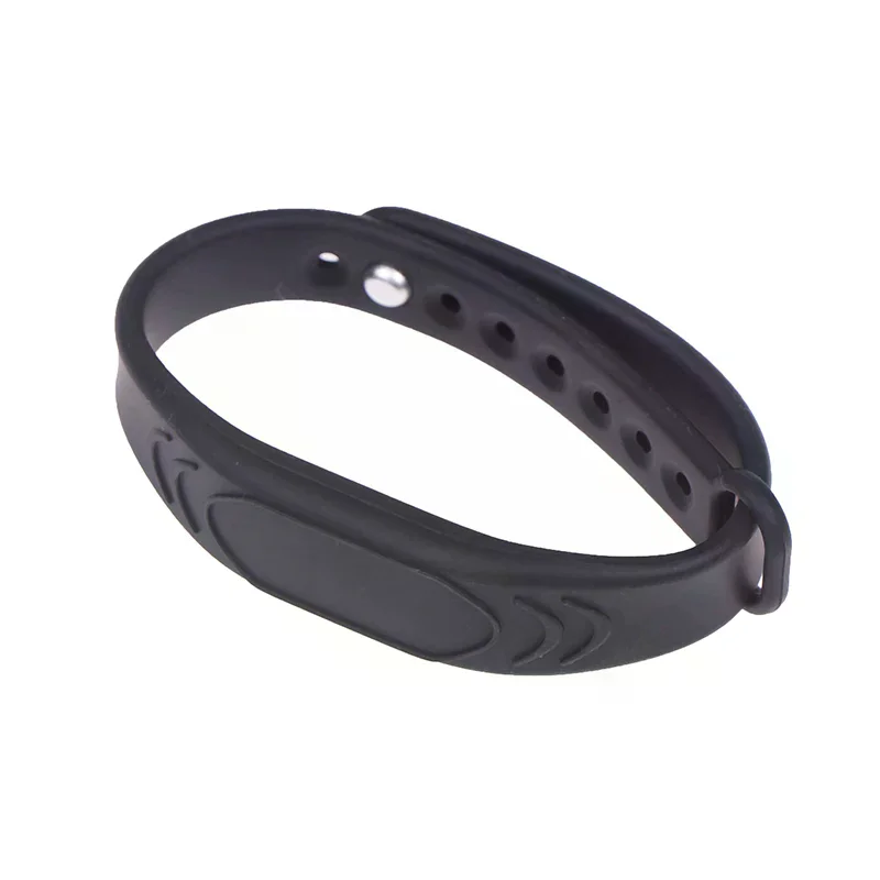 Adjustable Pure Black Silicone RFID Wristband 125KHz/13.56MHz 14443A IC Chip Waterproof Wristband Bracelet
Adjustable Pure Black Silicone RFID Wristband 125KHz/13.56MHz 14443A IC Chip Waterproof Wristband Bracelet
