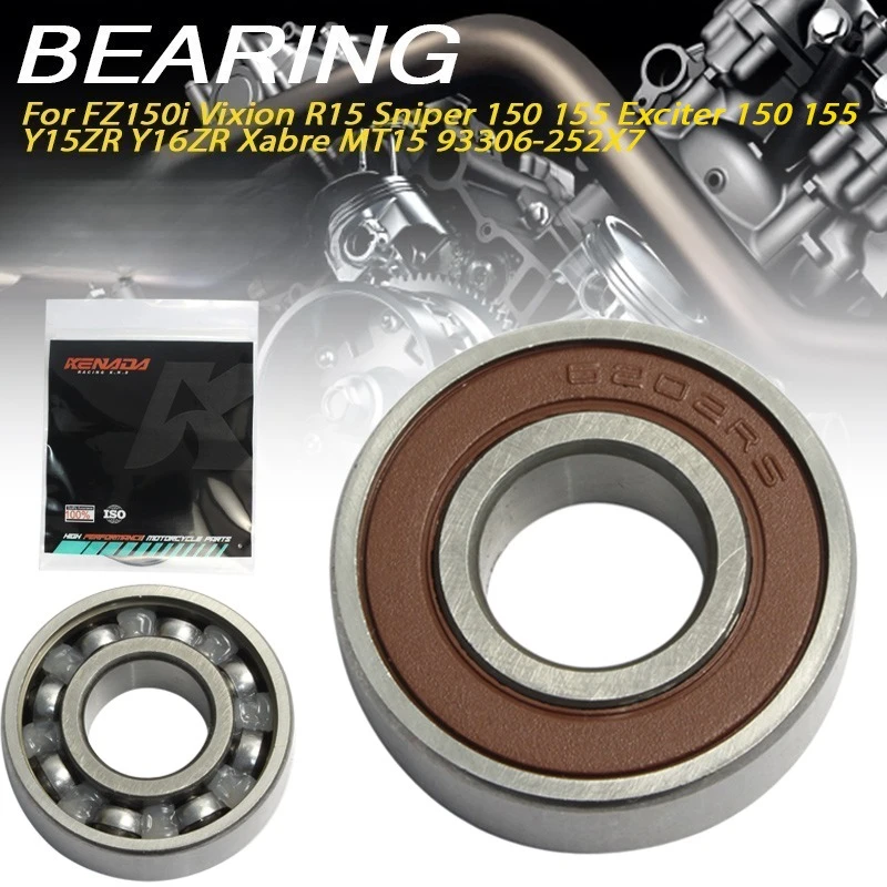 Rear Wheel Bearing For FZ150i Vixion R15 Sniper 150 155 Exciter 150 155 Y15ZR Y16ZR Xabre MT15 93306-252X7
Rear Wheel Bearing For FZ150i Vixion R15 Sniper 150 155 Exciter 150 155 Y15ZR Y16ZR Xabre MT15 93306-252X7
