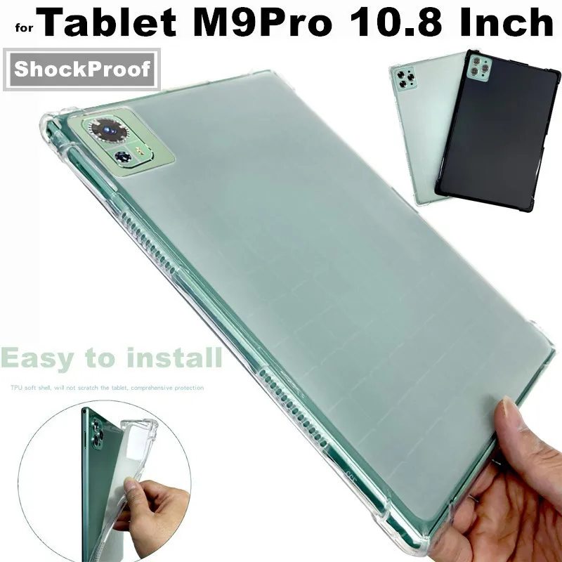for Tablet Galaxy Tab M9pro M9 Pro 10.8 Inch Android Tablet ShockProof Case Anti-Drop Clear TPU Silicone Protective Back Cover
for Tablet Galaxy Tab M9pro M9 Pro 10.8 Inch Android Tablet ShockProof Case Anti-Drop Clear TPU Silicone Protective Back Cover