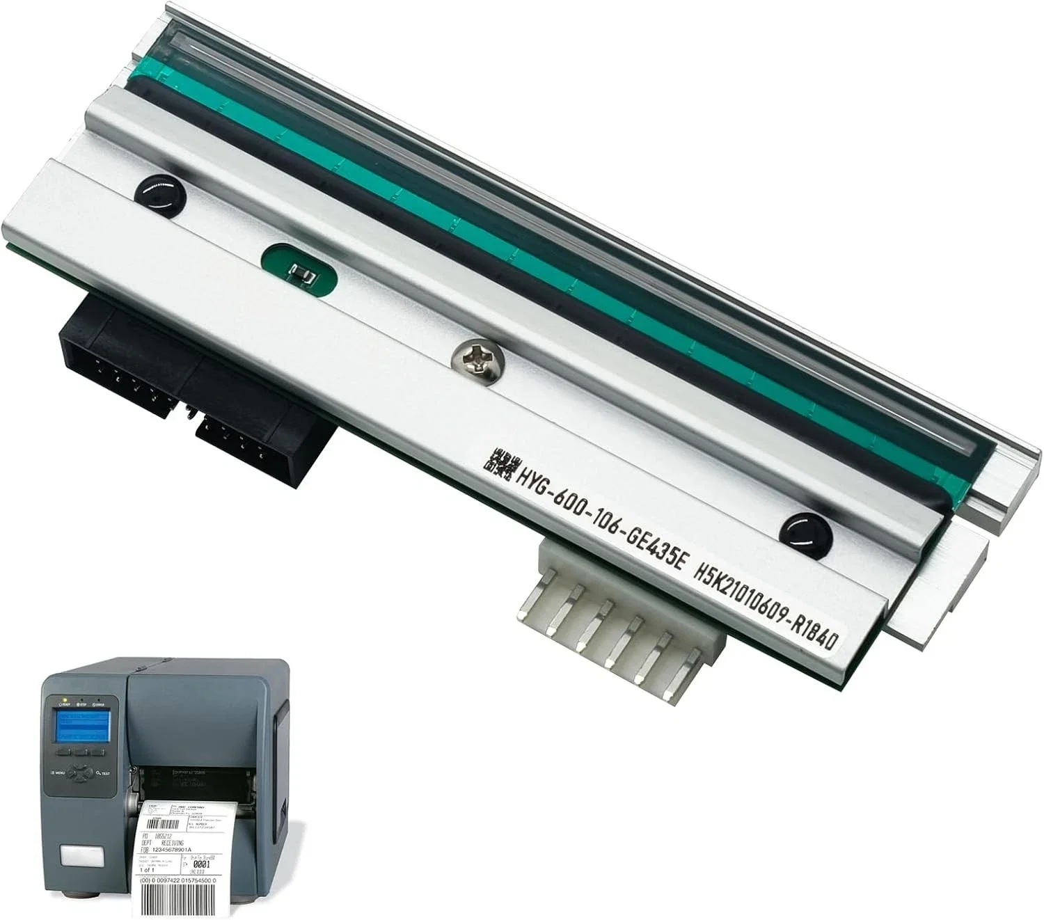 Printhead Compatible with Datamax H-4606 Printhead 600dpi Thermal Label Printer (PN:20-2243-01/PHD20-2243-01)
Printhead Compatible with Datamax H-4606 Printhead 600dpi Thermal Label Printer (PN:20-2243-01/PHD20-2243-01)