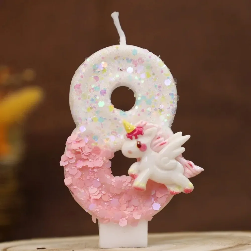 Happy Birthday Candle 0-9 Numbers Candle Pink Unicorn Birthday Candles for Cake Children's Birthday Party Candle Cake Decorating
Happy Birthday Candle 0-9 Numbers Candle Pink Unicorn Birthday Candles for Cake Children's Birthday Party Candle Cake Decorating