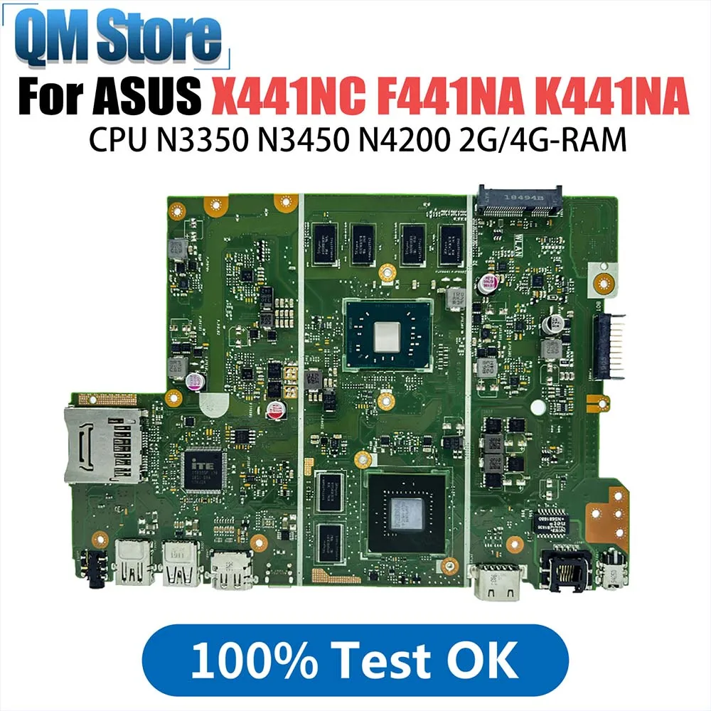 Материнская плата X441NC для Asus X441NA X441N A441N F441NA K441NA, материнская плата для ноутбука N4200 N3350 N3450, процессор 2G4G RAM
Материнская плата X441NC для Asus X441NA X441N A441N F441NA K441NA, материнская плата для ноутбука N4200 N3350 N3450, процессор 2G4G RAM