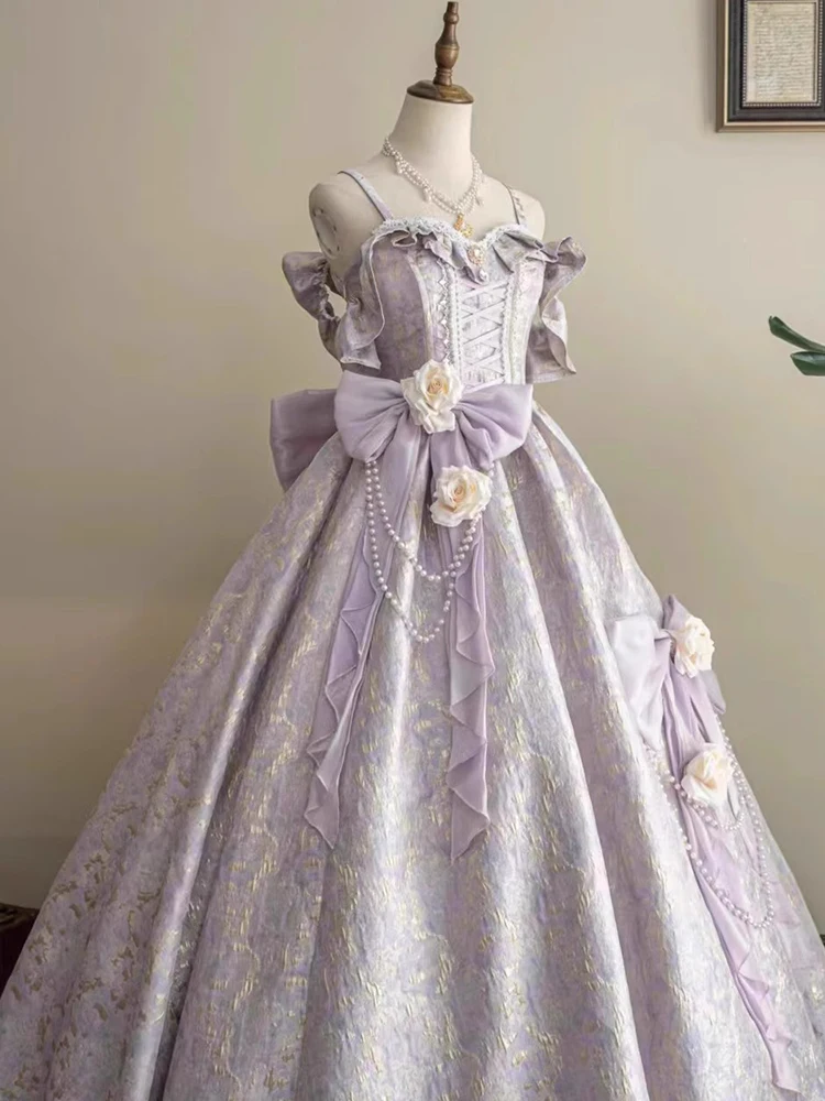 Lolita Evening Dress High Sense Luxury Birthday Banquet Art Test Performance Sleeveless Suspender High Waist Princess Dresses 
Lolita Evening Dress High Sense Luxury Birthday Banquet Art Test Performance Sleeveless Suspender High Waist Princess Dresses