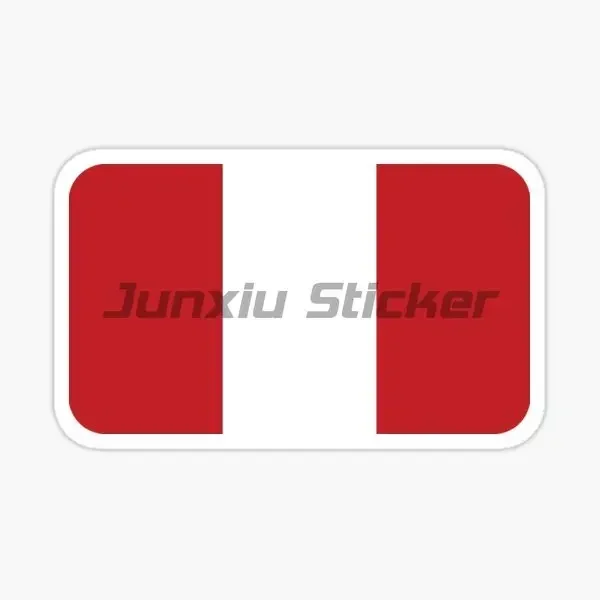 Peru Flag Logo Decals Bumper Trunk Motorcycle Car Accessories Window Racing Helmet Stickers
Peru Flag Logo Decals Bumper Trunk Motorcycle Car Accessories Window Racing Helmet Stickers