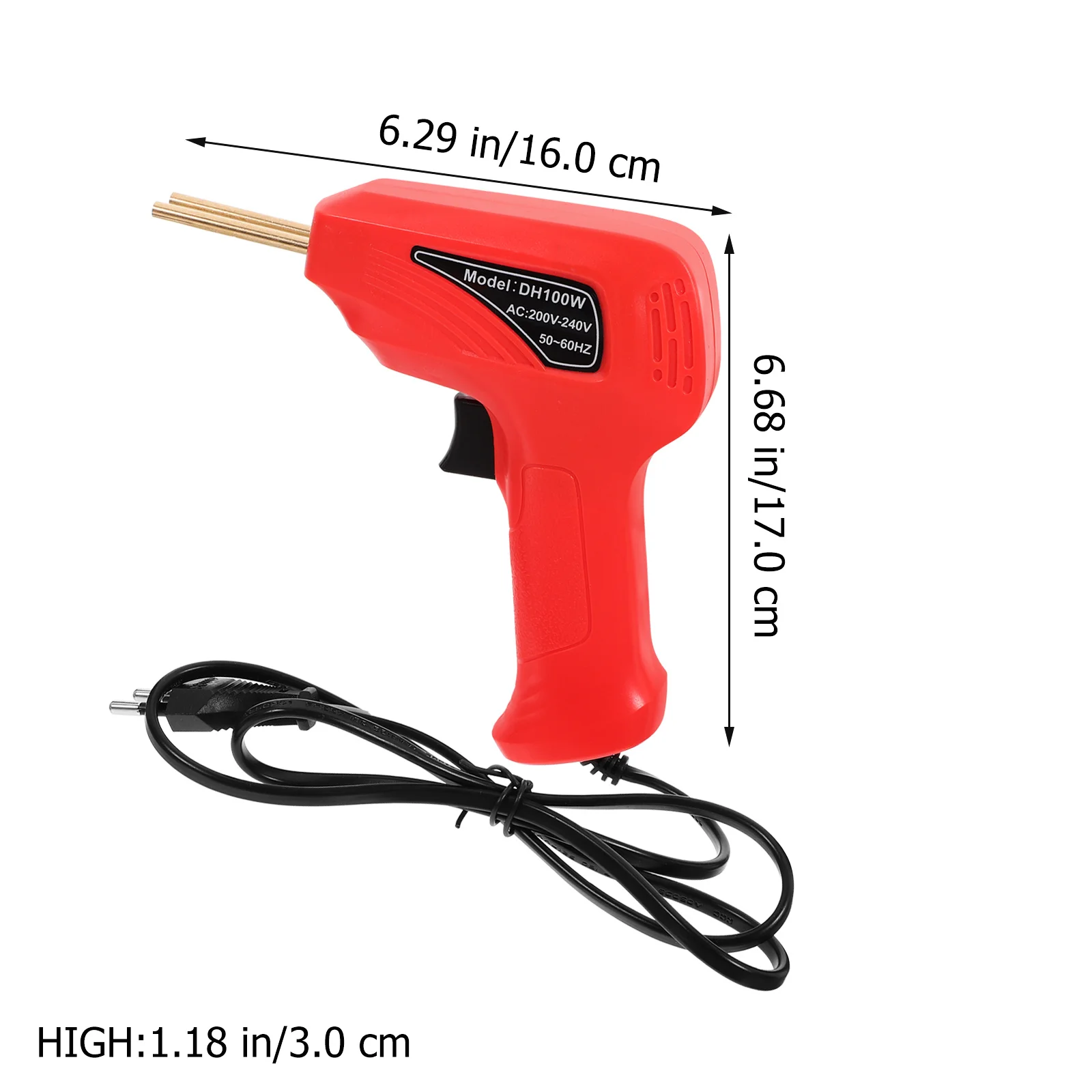 1Set Welding Kit Eu Heating Antiburn Handle for Car Bumper Dashboard Repair Plastic Welding Kit
1Set Welding Kit Eu Heating Antiburn Handle for Car Bumper Dashboard Repair Plastic Welding Kit