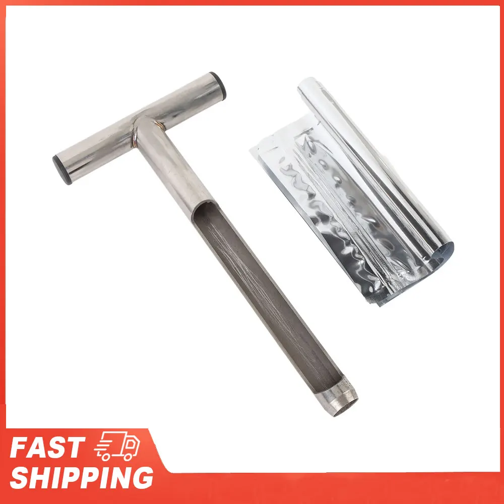 Зонд для проб почвы с Т-образной ручкой Уход за растениями Пробоотборник почвы из нержавеющей стали Удобная ручка Эффективная с 2 пакетами для образцов для сада
Зонд для проб почвы с Т-образной ручкой Уход за растениями Пробоотборник почвы из нержавеющей стали Удобная ручка Эффективная с 2 пакетами для образцов для сада