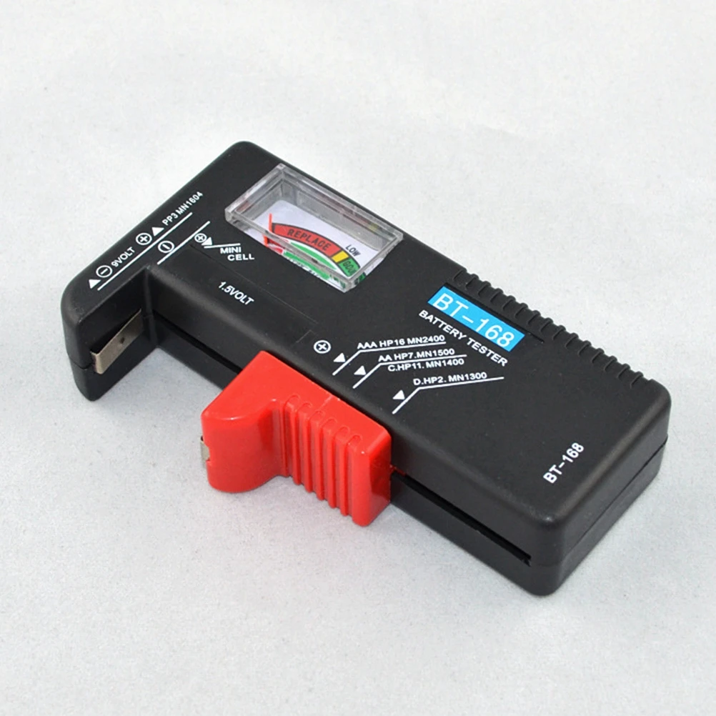 Portable Tester Easy-to-Read Pointer Volt Checker Voltage Meter for 9V 1.5V and AA AAA and Button Cell
Portable Tester Easy-to-Read Pointer Volt Checker Voltage Meter for 9V 1.5V and AA AAA and Button Cell