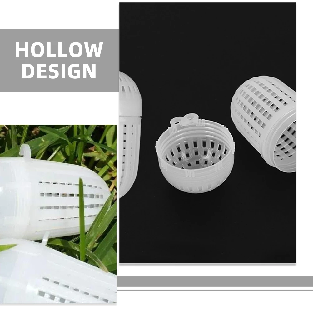 50pcs Bait Ball Fishing Cage Plastic Lure Carp Equipment Small Crawfish Trap Outdoor Feeder Hollow Design
50pcs Bait Ball Fishing Cage Plastic Lure Carp Equipment Small Crawfish Trap Outdoor Feeder Hollow Design