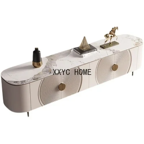 Stone Plate TV Cabinet and Tea Table Combination Living Room Simple Small Apartment Imported Bright Marble Floor Cabinet
Stone Plate TV Cabinet and Tea Table Combination Living Room Simple Small Apartment Imported Bright Marble Floor Cabinet