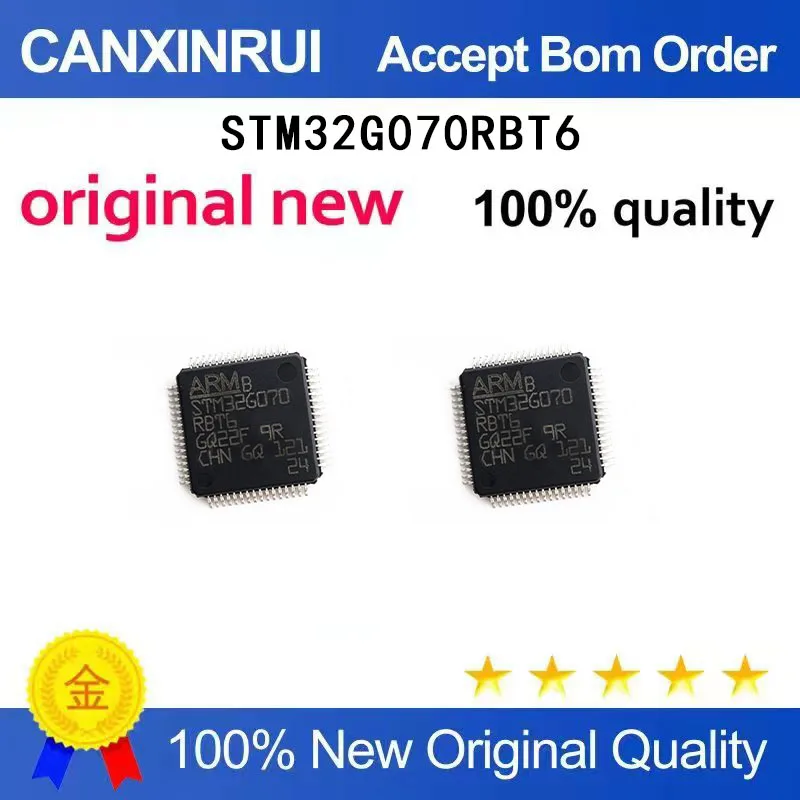 (5-100 pieces)Brand new original STM32G070RBT6 LQFP-64 microcontroller chip IC in stock
(5-100 pieces)Brand new original STM32G070RBT6 LQFP-64 microcontroller chip IC in stock