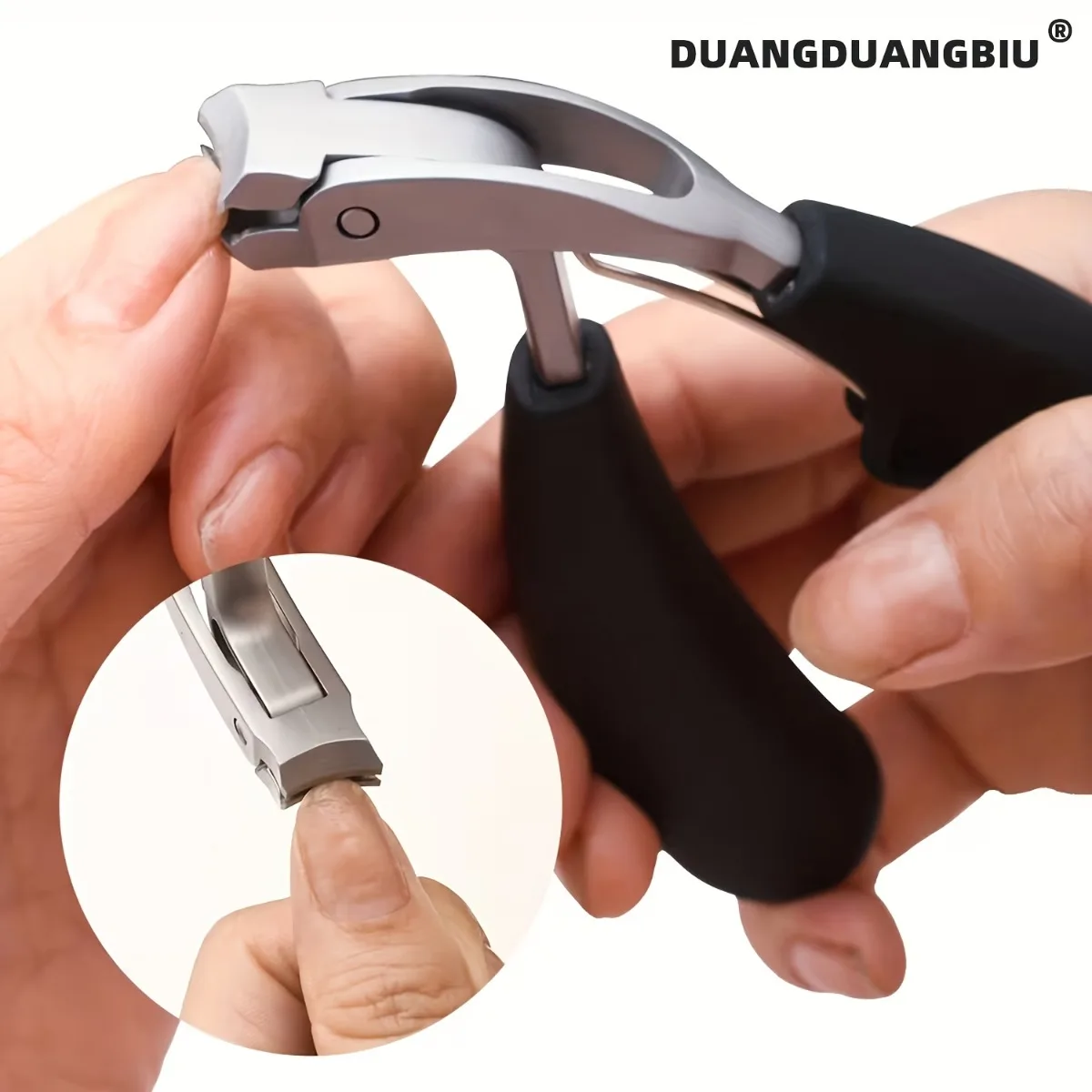 A single pack of high-quality nail clippers, featuring a concave blade and wide opening, ideal for thick nails
A single pack of high-quality nail clippers, featuring a concave blade and wide opening, ideal for thick nails