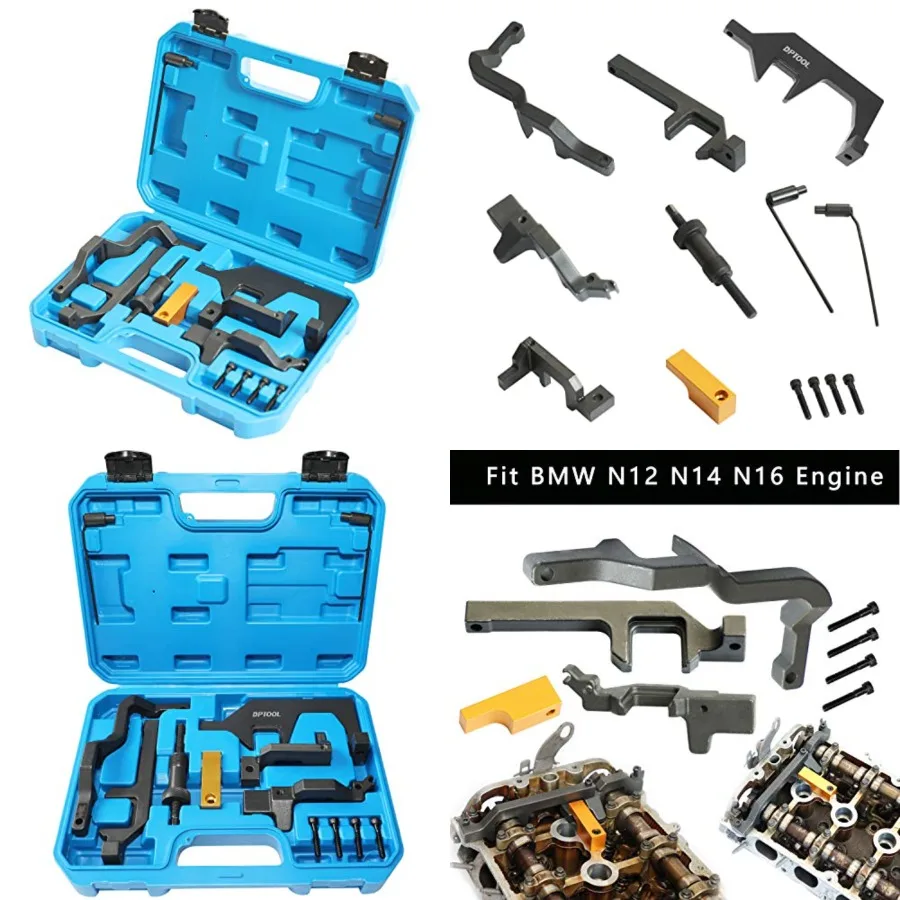 Camshaft Alignment Timing Tool Set Compatible with BMW Mini Cooper R55 R56 R57 R60 N12 N13 N14 N16 N18 1.4 1.6 Engine Timing Tool Kit 117 440, 119 340, 119 590, 496 709
Camshaft Alignment Timing Tool Set Compatible with BMW Mini Cooper R55 R56 R57 R60 N12 N13 N14 N16 N18 1.4 1.6 Engine Timing Tool Kit 117 440, 119 340, 119 590, 496 709