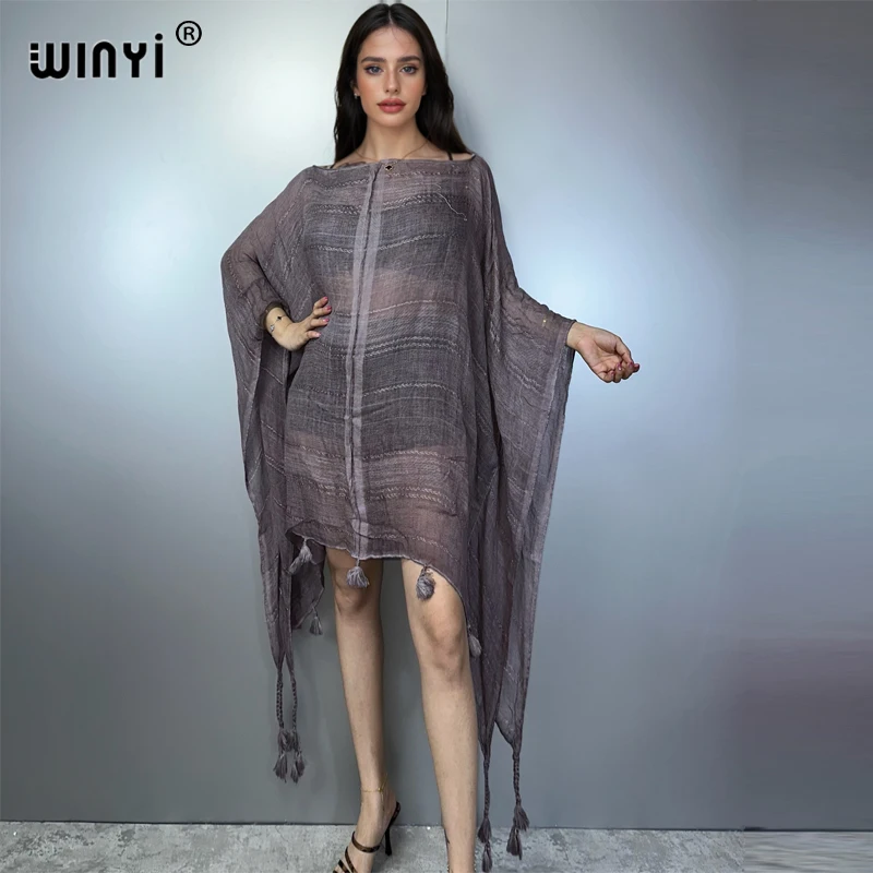 WINYI tie-dye dress Beachwear sexy dress elegant beach cover up kaftan maxi dresses womens abaya dubai luxury muslim woman
WINYI tie-dye dress Beachwear sexy dress elegant beach cover up kaftan maxi dresses womens abaya dubai luxury muslim woman