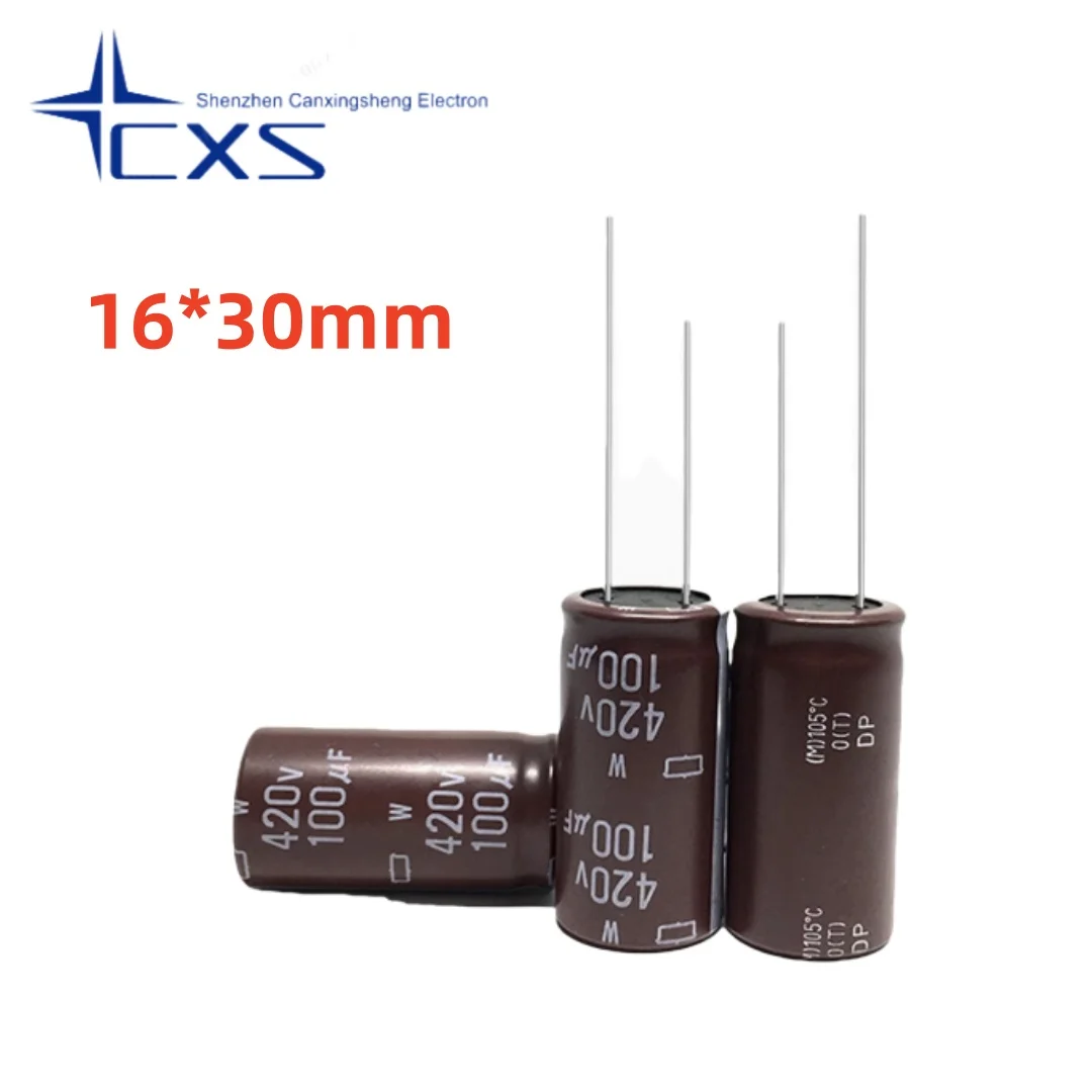 5pcs 420V 100µF 16*30MM NCC Black King Kong 100µF 420V 18*25 series complete 105 degree electrolytic capacitors
5pcs 420V 100µF 16*30MM NCC Black King Kong 100µF 420V 18*25 series complete 105 degree electrolytic capacitors