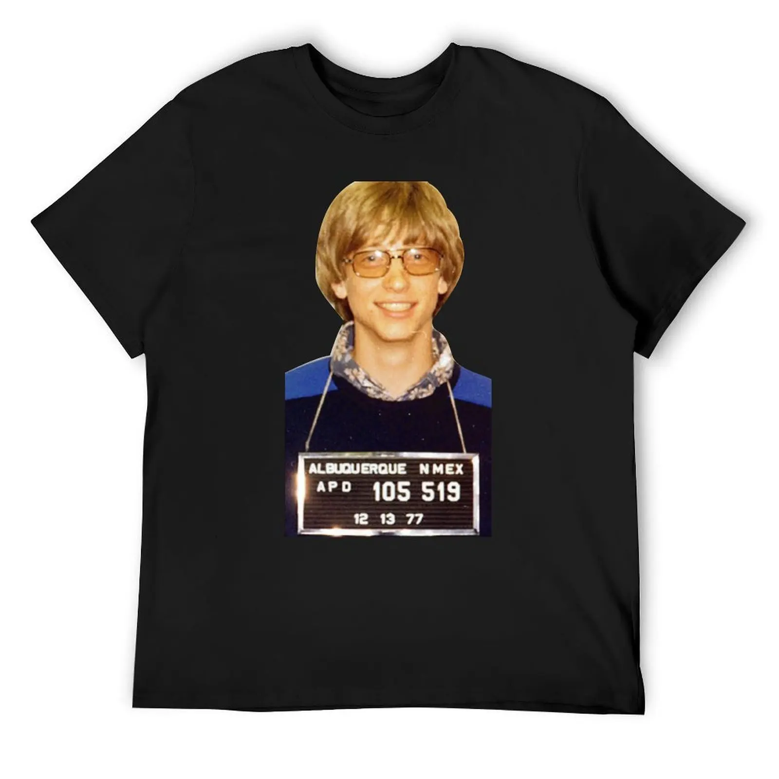 Bill Gates Mugshot T-Shirt tops basketball graphic tees korean fashion plain white t shirts men
Bill Gates Mugshot T-Shirt tops basketball graphic tees korean fashion plain white t shirts men