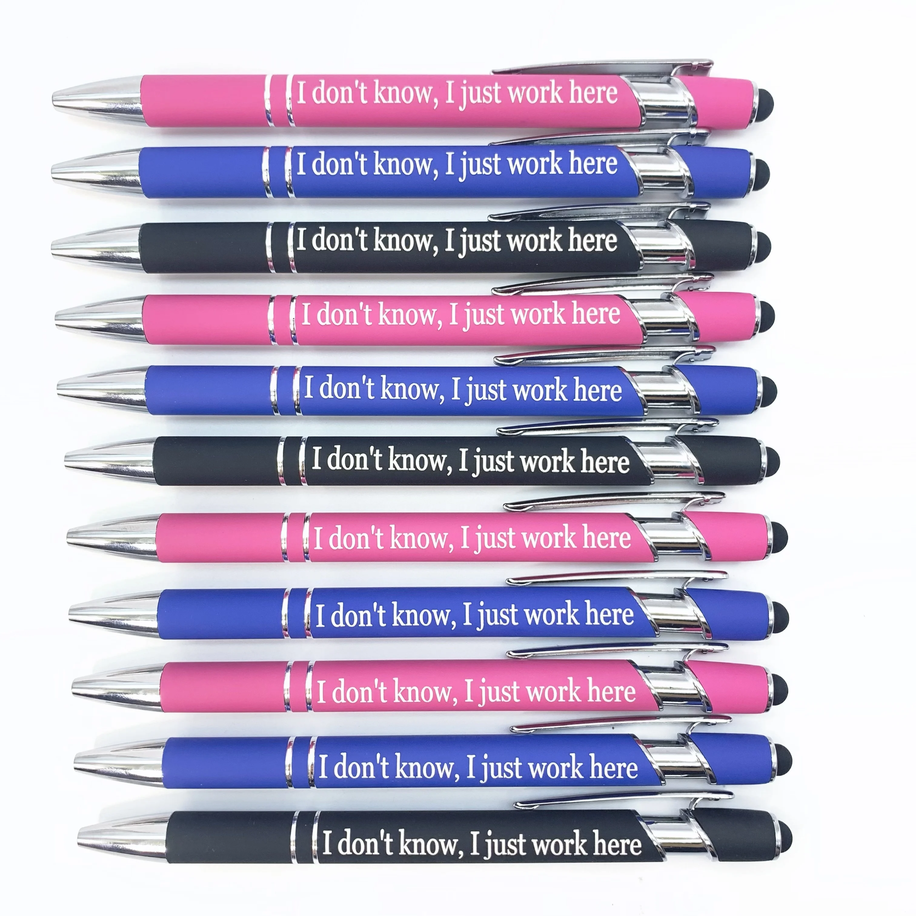 Выдвижная шариковая ручка, 7 шт., «Я не знаю, я просто работа здесь» идеально подходит для офисов, школ, всех, кто любит юмор.
Выдвижная шариковая ручка, 7 шт., «Я не знаю, я просто работа здесь» идеально подходит для офисов, школ, всех, кто любит юмор.