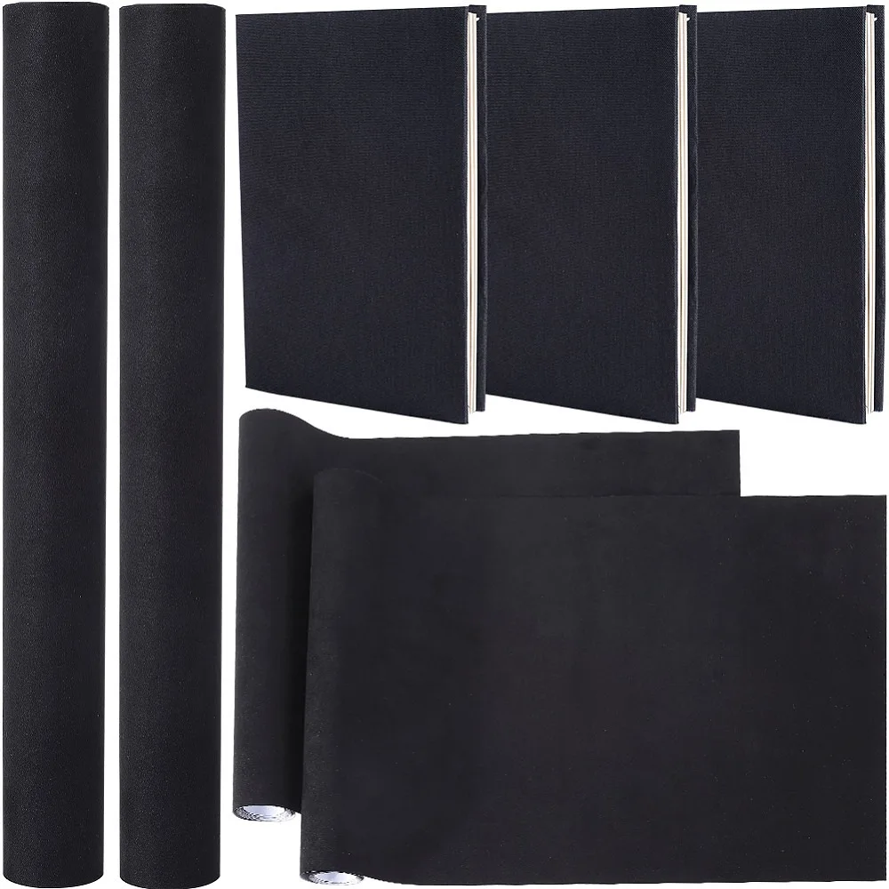 2 Sheets Suede Book Covers Notebook Wraps Rectangle Black 300x1300mm
2 Sheets Suede Book Covers Notebook Wraps Rectangle Black 300x1300mm