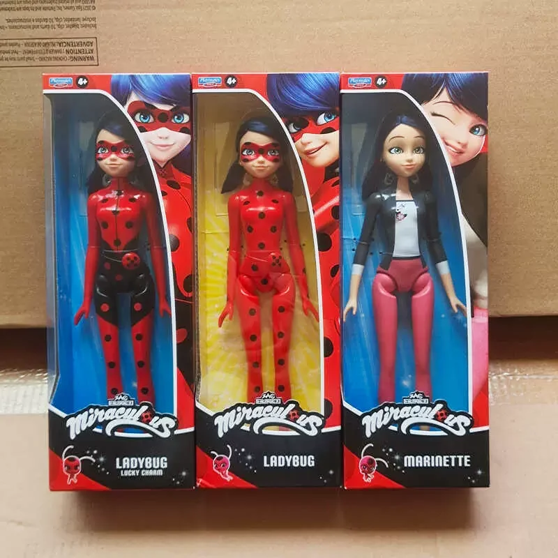 Hot Sale Miraculsous Anime Figures Ladysbugse Mister Bug Marinelles Cat Gifts for Children Movable Joint Model Collectible Toys
Hot Sale Miraculsous Anime Figures Ladysbugse Mister Bug Marinelles Cat Gifts for Children Movable Joint Model Collectible Toys