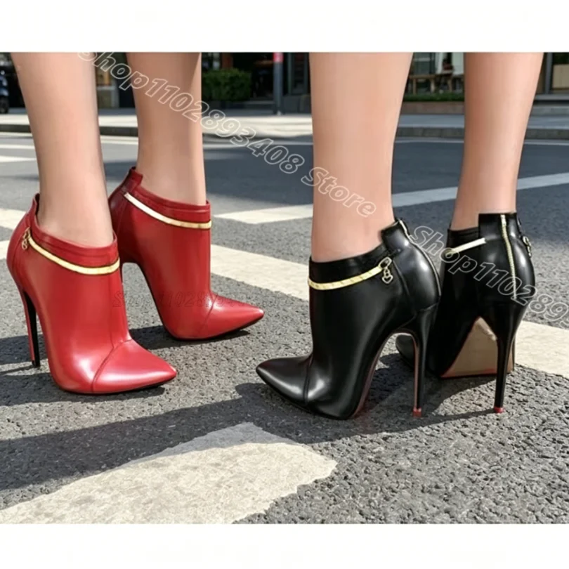 Red Back Zipper Stiletto Pumps Pointed Toe New Stylish British Style Spring Design for Women Dress Party Zapatos Para Mujere
Red Back Zipper Stiletto Pumps Pointed Toe New Stylish British Style Spring Design for Women Dress Party Zapatos Para Mujere