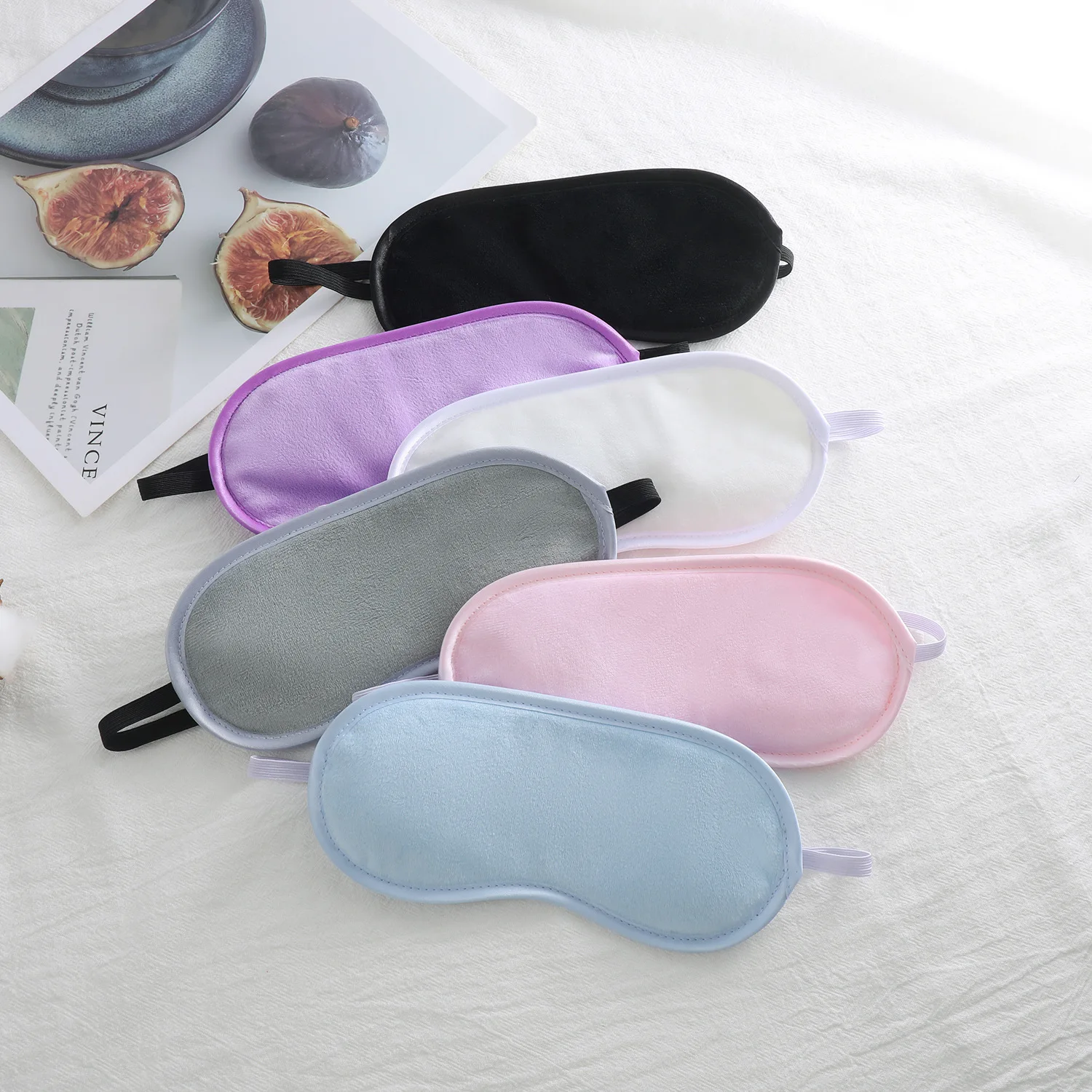 Solid Color Eye Mask, Crystal Super Soft Light Blocking Sleep Eye Mask for Air Travel, Outdoor Use and Noon Rest Eye Care
Solid Color Eye Mask, Crystal Super Soft Light Blocking Sleep Eye Mask for Air Travel, Outdoor Use and Noon Rest Eye Care